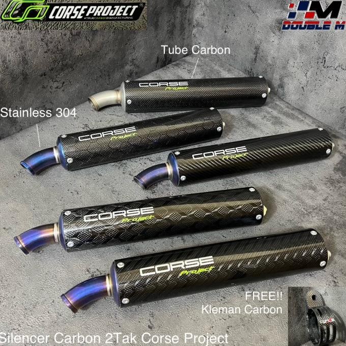 Silencer Selencer Knalpot Corse Project Carbon Ninja Rr R Ss Rx King Original