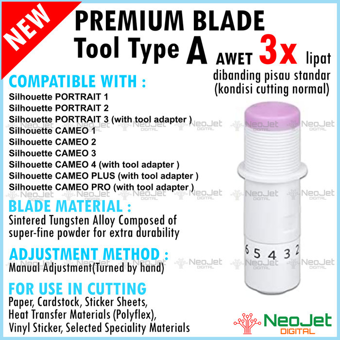 

Terlaris Silhouette blade pisau - Premium blade untuk silhouette cameo SALE