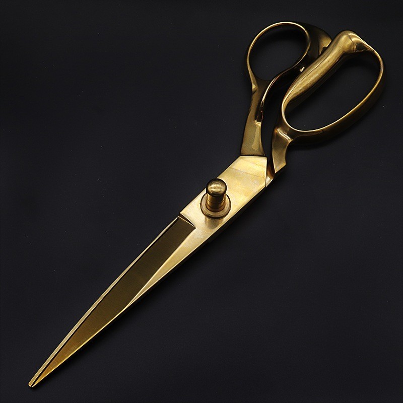 Gunting Penjahit Emas 30CM, Gunting Penjahit Besar 12 Inci, Gunting Penjahit Profesional Semua Baja 