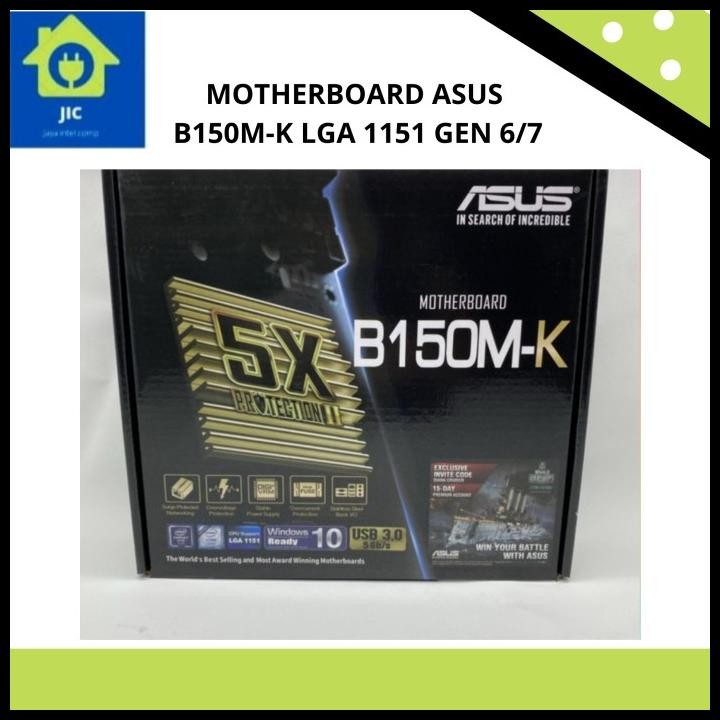 Motherboard Asus B150M-K Lga 1151 Gen 6/7