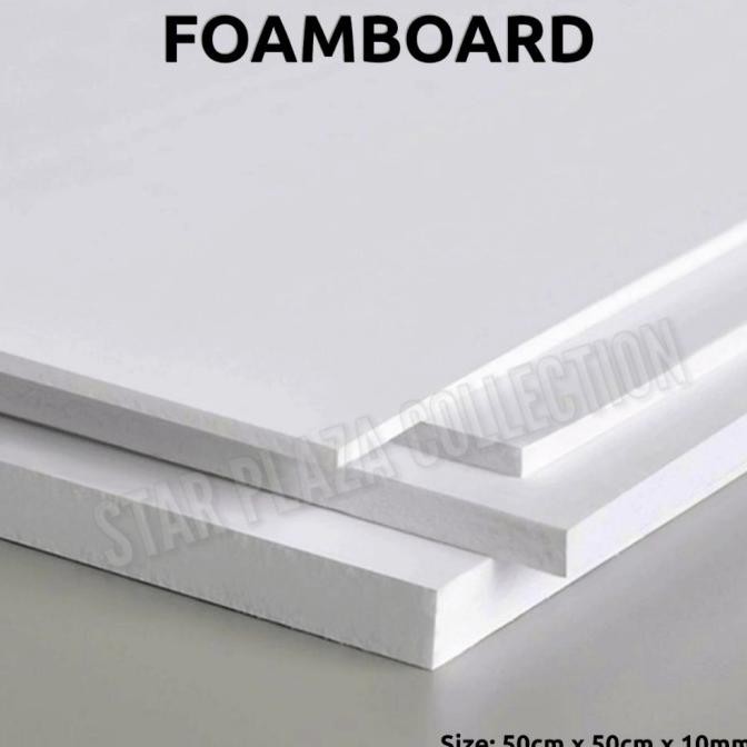 

Polyfoam Depron Foamboard 10MM - Dekor / Model Pesawat (50cm x 50cm)