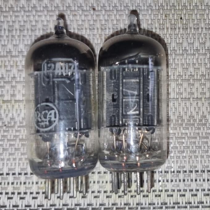 12Au7 Rca Blackplate  Ready