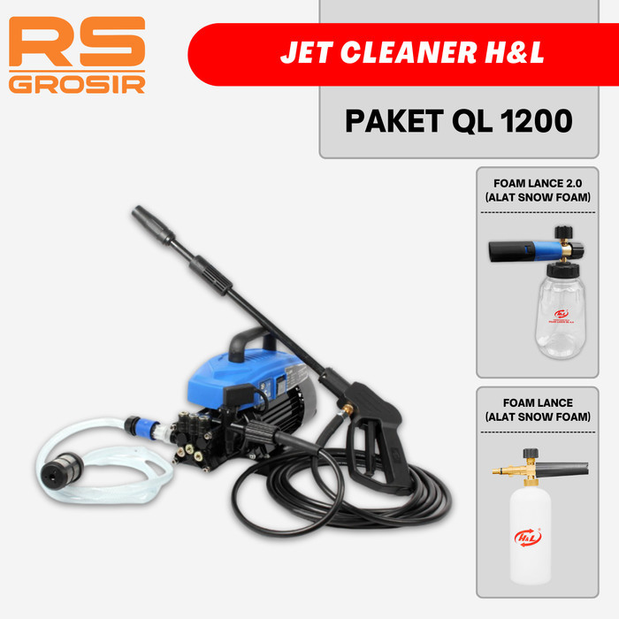 Jet Cleaner H&L Ql1200 Ql 1200 Mesin Cuci Steam Motor Mobil