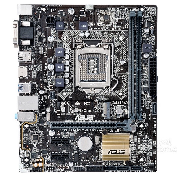 ⚡️ASUS H110M-A/M.2 H110M-E/M.2 Motherboard LGA 1151 DDR4 M.2 SATA3 32GB Desktop Bekas Micro ATX |QeO