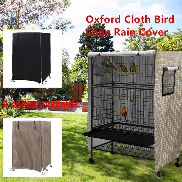 Penutup Burung Kain Oxford Penutup Kandang Hewan Peliharaan Ventilasi Tahan Hujan Tahan Air Kanopi B