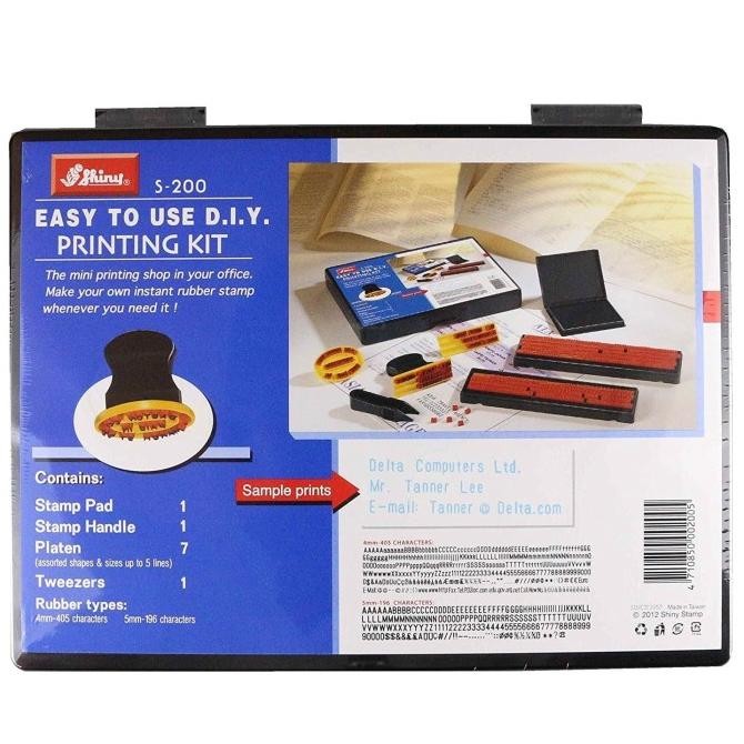 

Sale Stempel Shiny S-200 S200 Printing Kit Diy