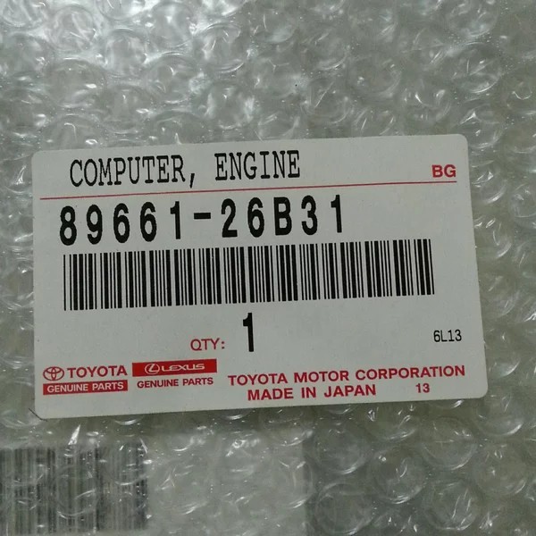 Komputer ECU Toyota Hiace commuter 2012 2013 2014 ORI 89661-26B31