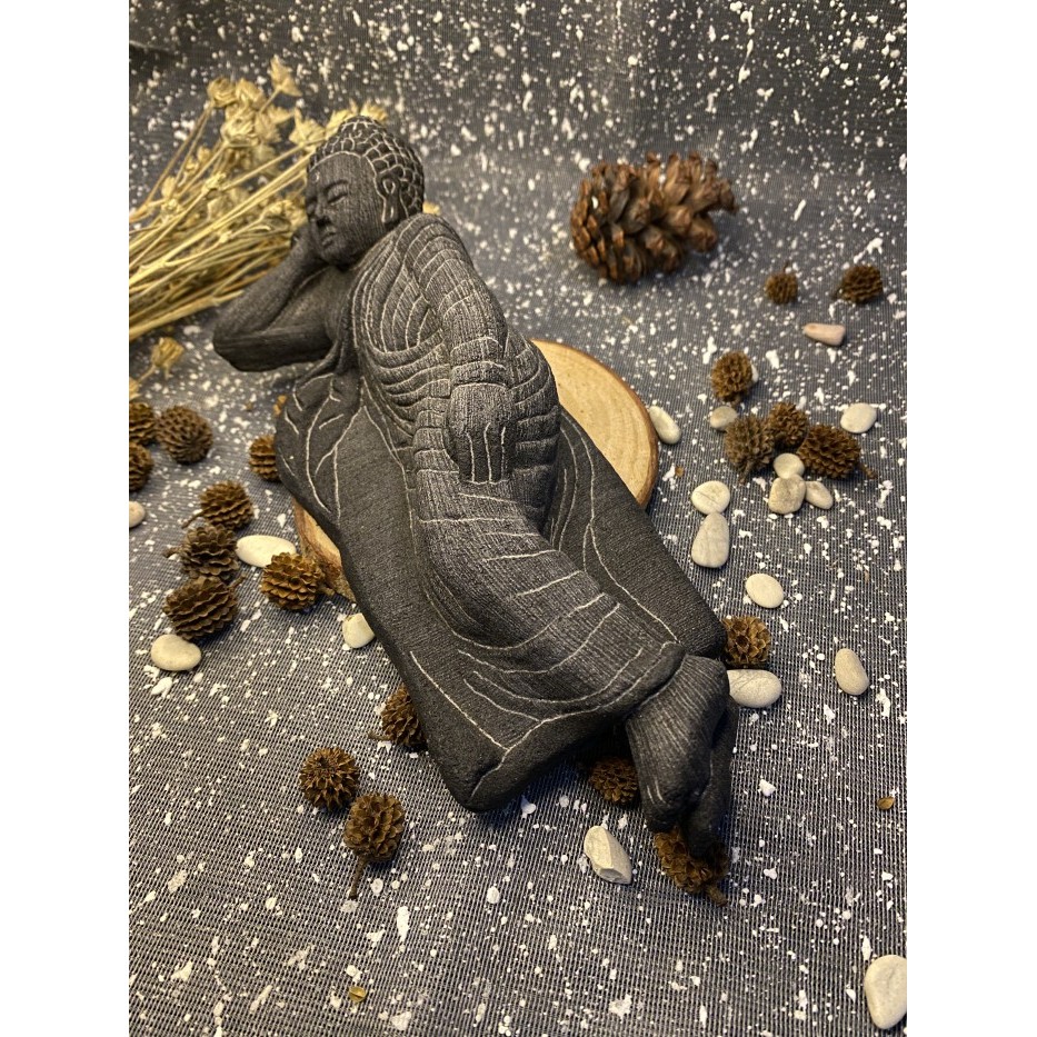 Sani - Patung Budha Tidur Patung Hiasan Aquarium