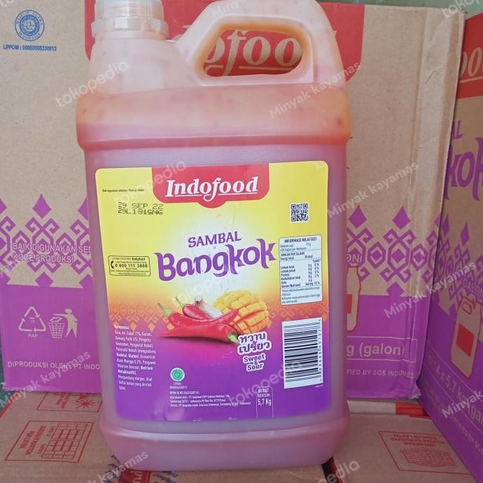 

Sambal bangkok indofood 5.7 kg