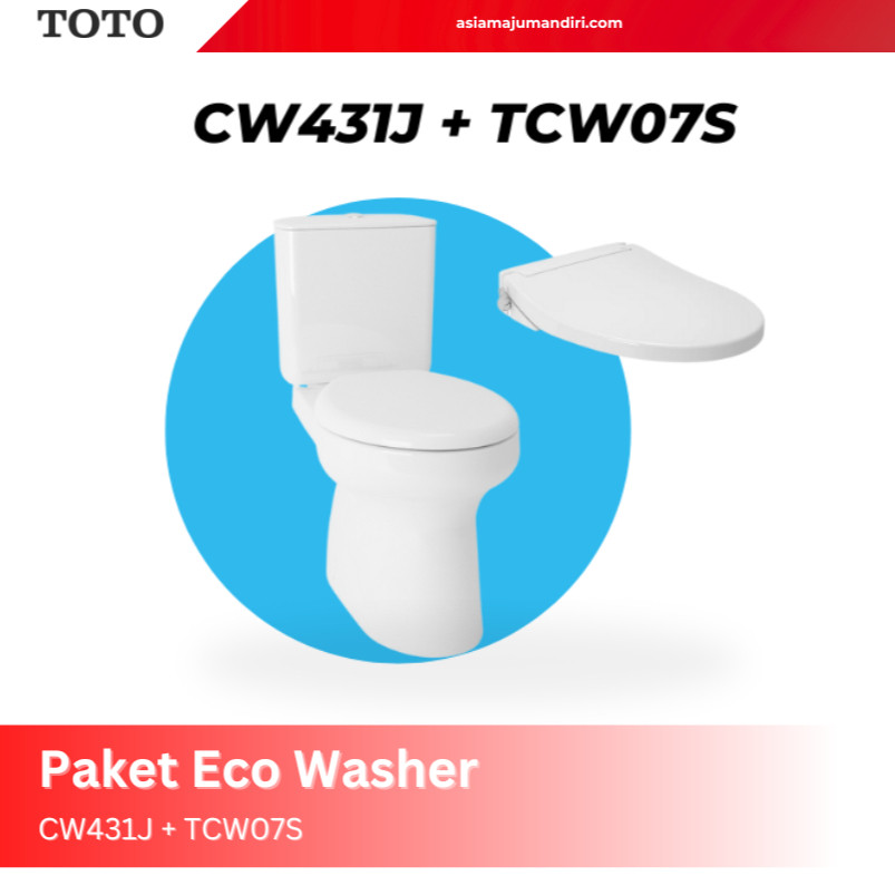 PROMO CLOSET TOTO | PAKET KLOSET ECO WASHER TOTO