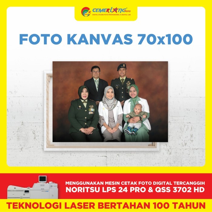 

promo! Foto Kanvas Cemerlang - 70x100