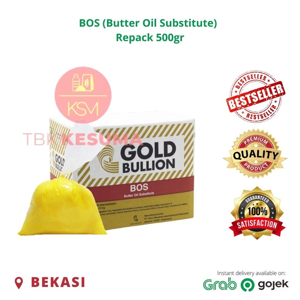 

BOS Gold bullion repack 500gr/ Butter oil substitute