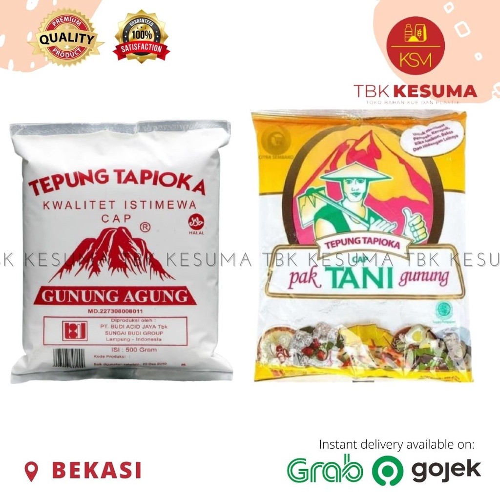 

Sagu Tani/ Tapioka Cap pak tani gunung agung 500gr