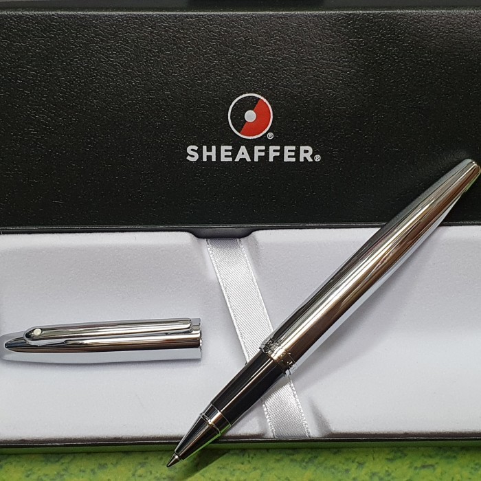 

Pulpen Sheaffer Original VFM Chrome Plated Rollerball Free Grafir Nama