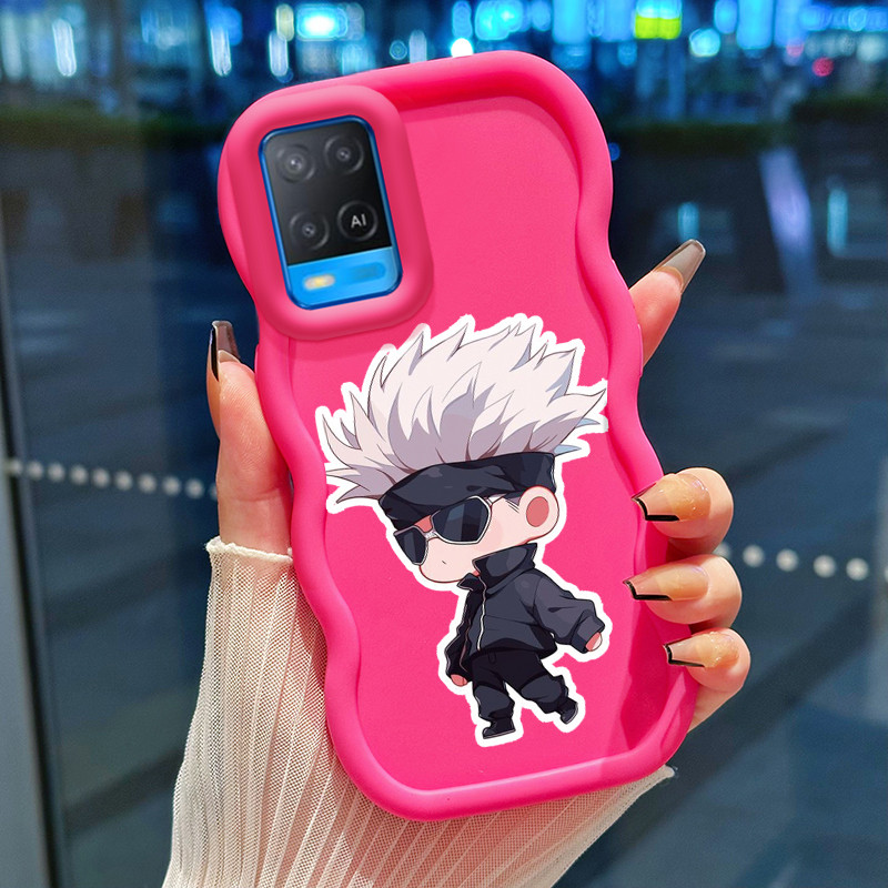 Casing Hp Untuk OPPO A54 Case Casing Softcase buatan tangan Naruto HP Kesing penutup pelindung silik