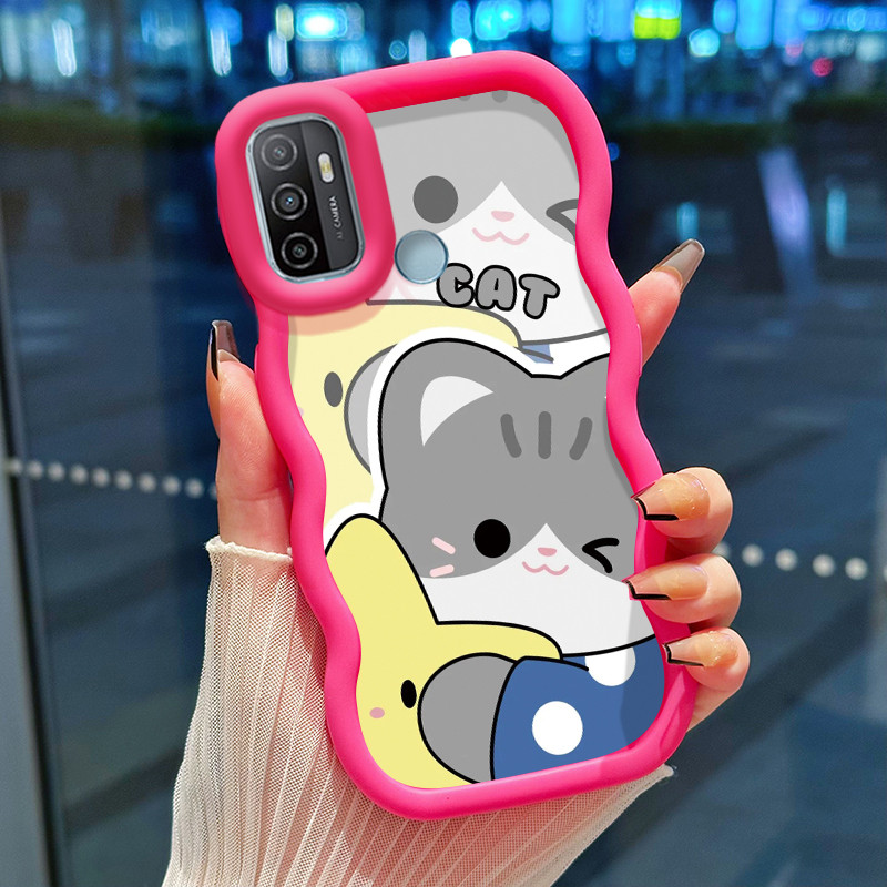Casing Hp Untuk OPPO A53 2020 A33 2020 A53s A32 A11s Case Casing ponsel Softcase HP panda lucu silik