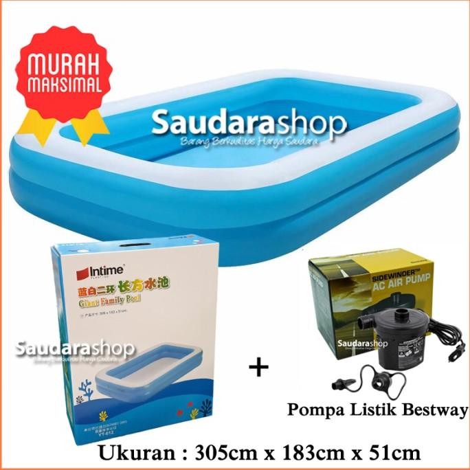 Intime Yt-012 Kolam Renang Anak [305X183X51Cm] / Kolam Renang Intime