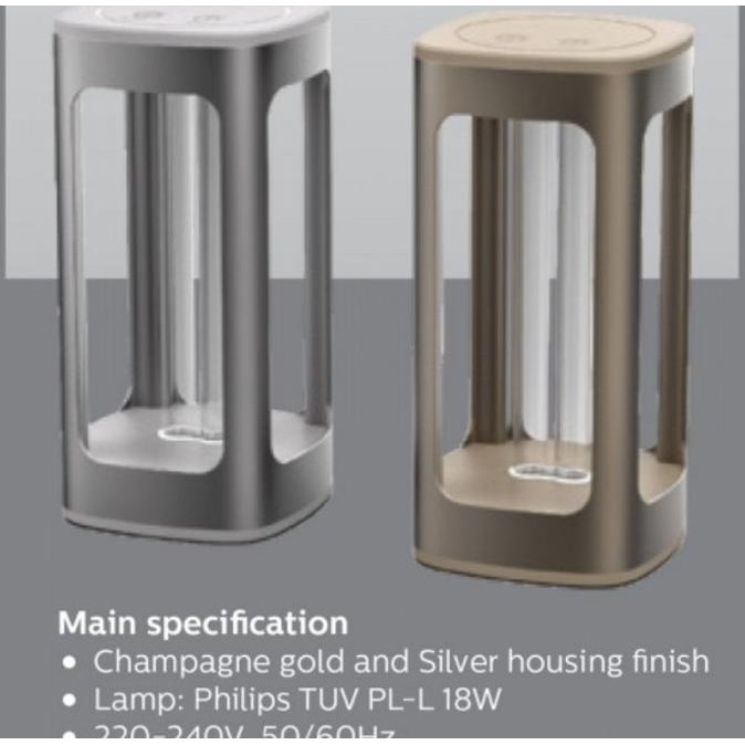 Lampu Philips Ultraviolet Uv Sterilizer Disinfection Desinfektan Uvc