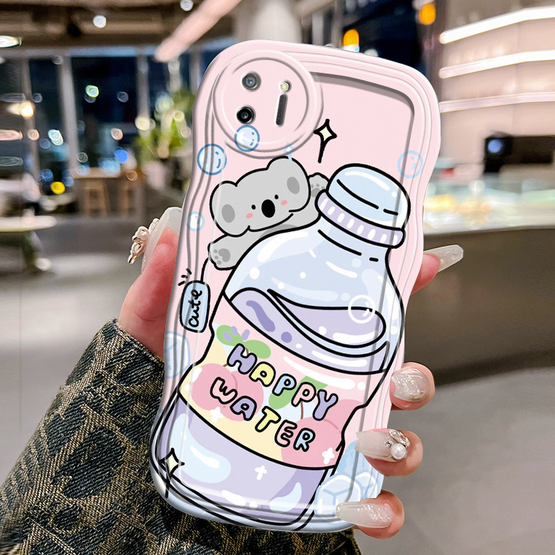 Casing Hp Untuk Realme C11 2020 Case Casing HP Kesing beruang penutup pelindung silikon gelombang tr