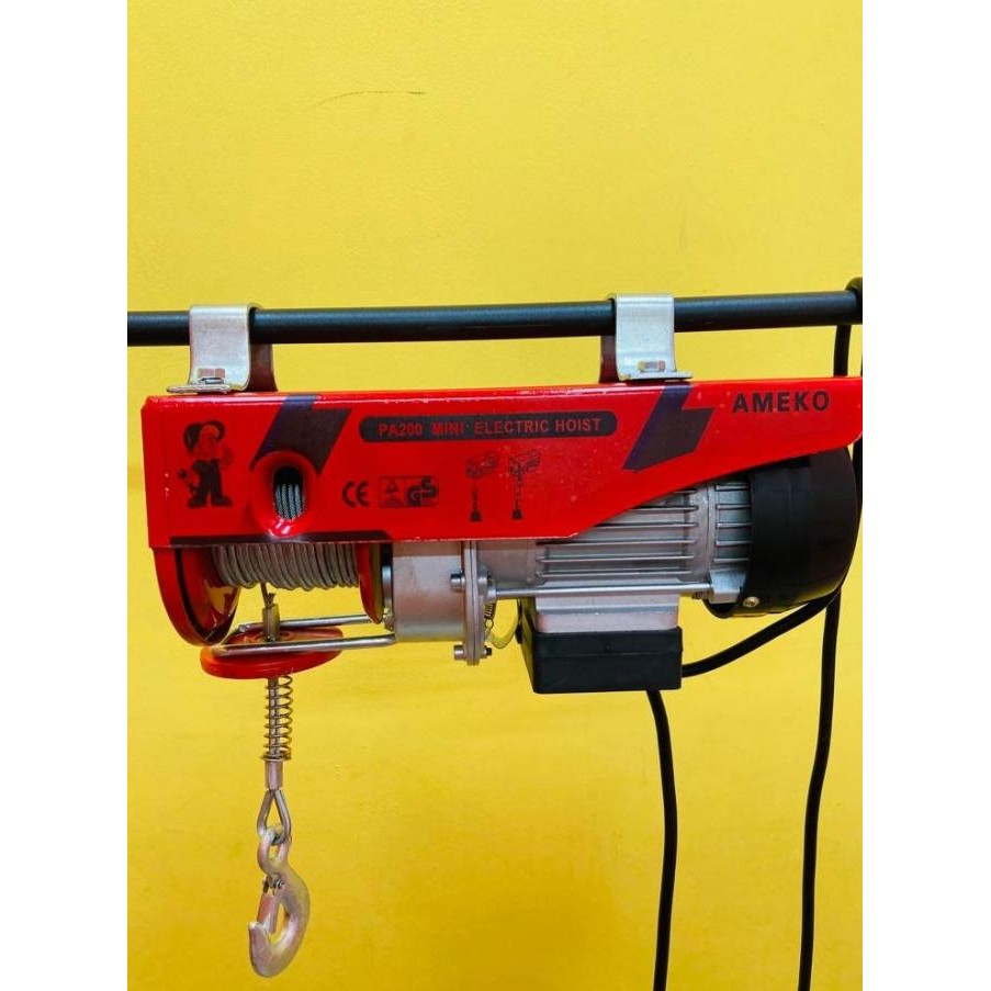 Katrol Listrik 200Kg Hoist Katrol Pa 200
