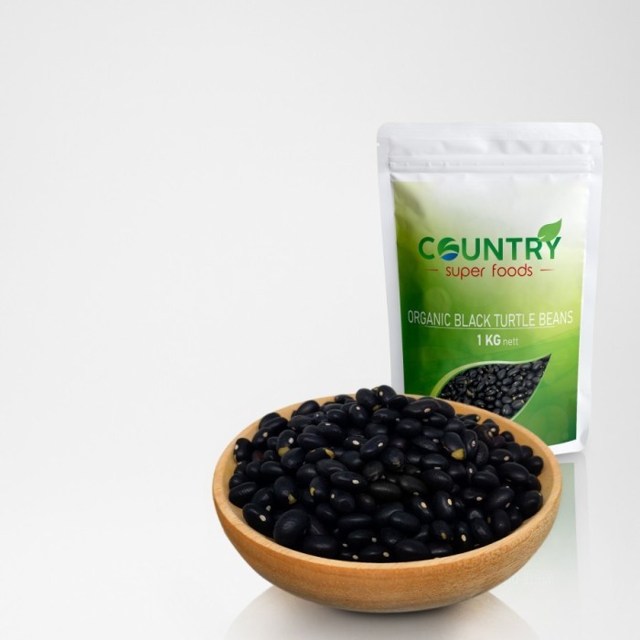 

[1 KG ] Organic Black Turtle Beans Kacang Kedelai Hitam - 1kg
