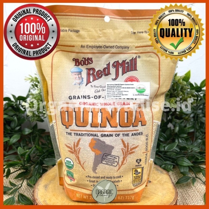 

Bob's Red Mill Organic White Quinoa 737 gram Gluten Free NON GMO