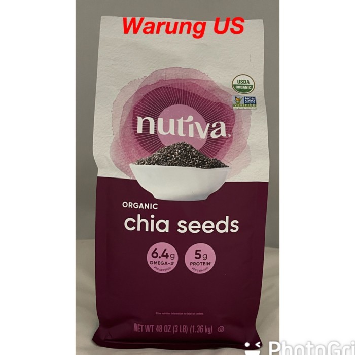 

Nutiva Chia Seed 1,36kg (Import USA)