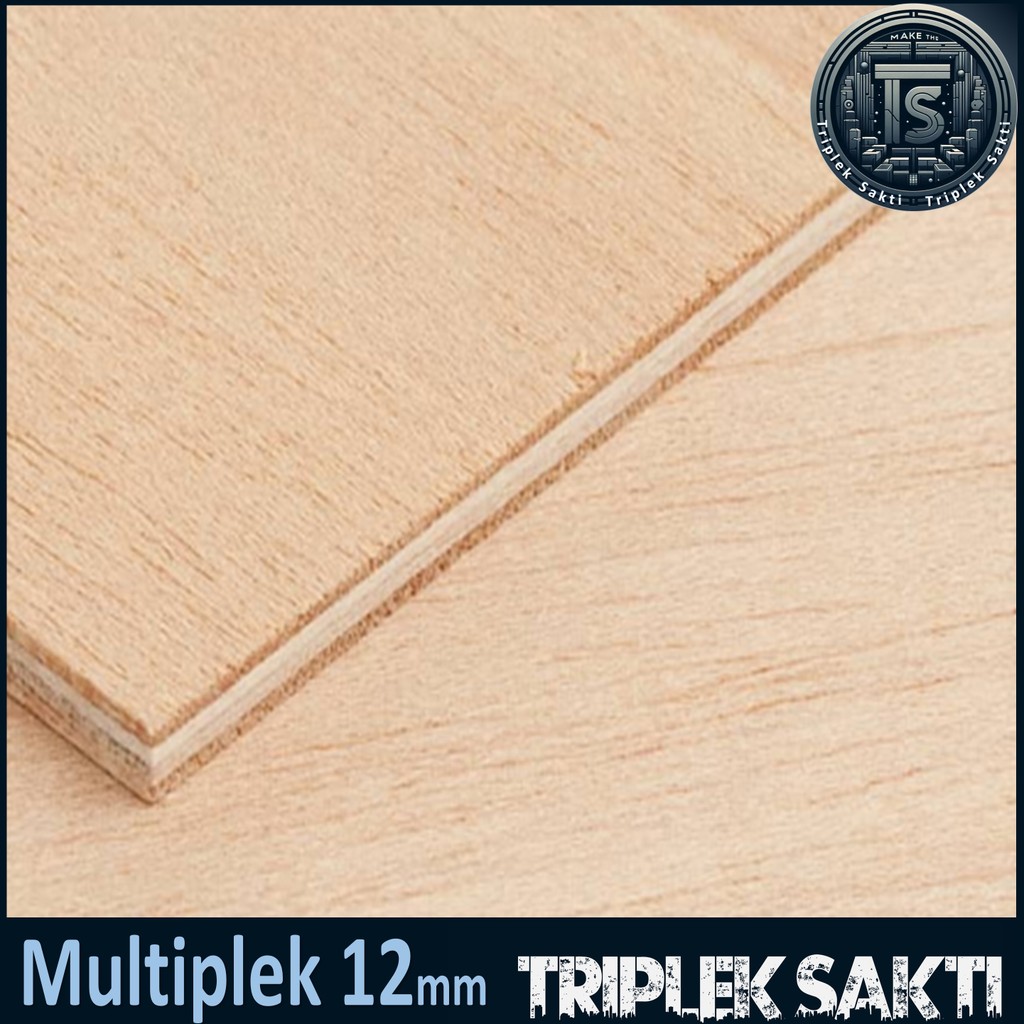 Triplek 12mm 20x240 cm | ISI 2 LEMBAR | Multiplek 12 mm 20 x 240 cm