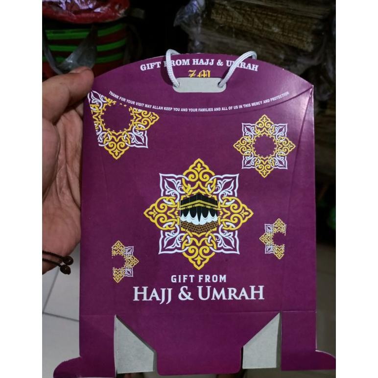 

BISACOD Dus Tali kemasan untuk oleh - oleh Haji & Umrah 1pak(50 pcs) Ka-67