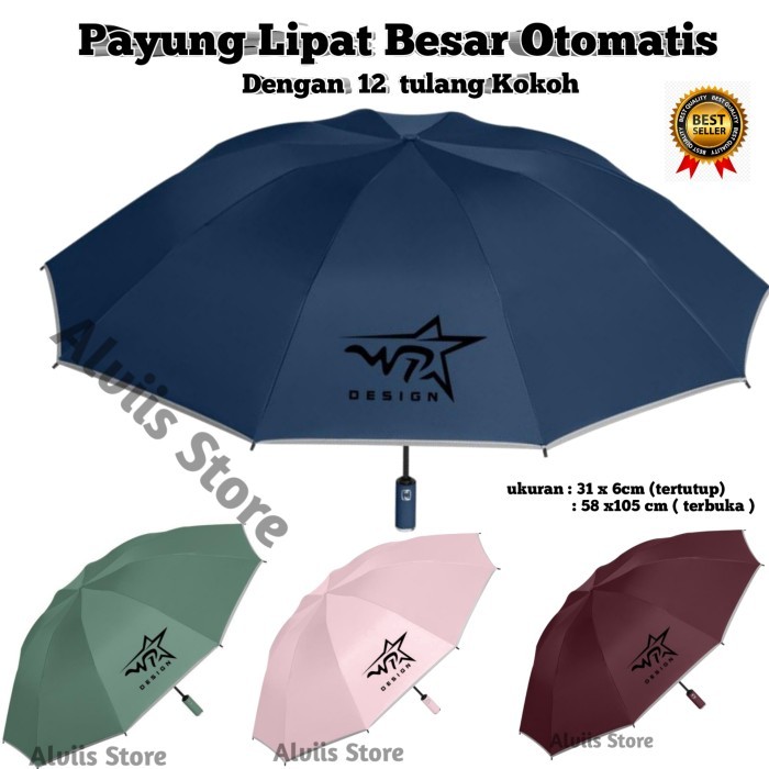 Payung Lipat Otomatis / Payung Otomatis / Payung Lipat UV