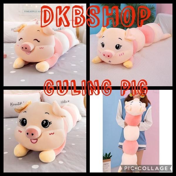 TERMURAH Guling Boneka Babi 90cm Boneka Babi Guling Babi Bantal Babi ONE