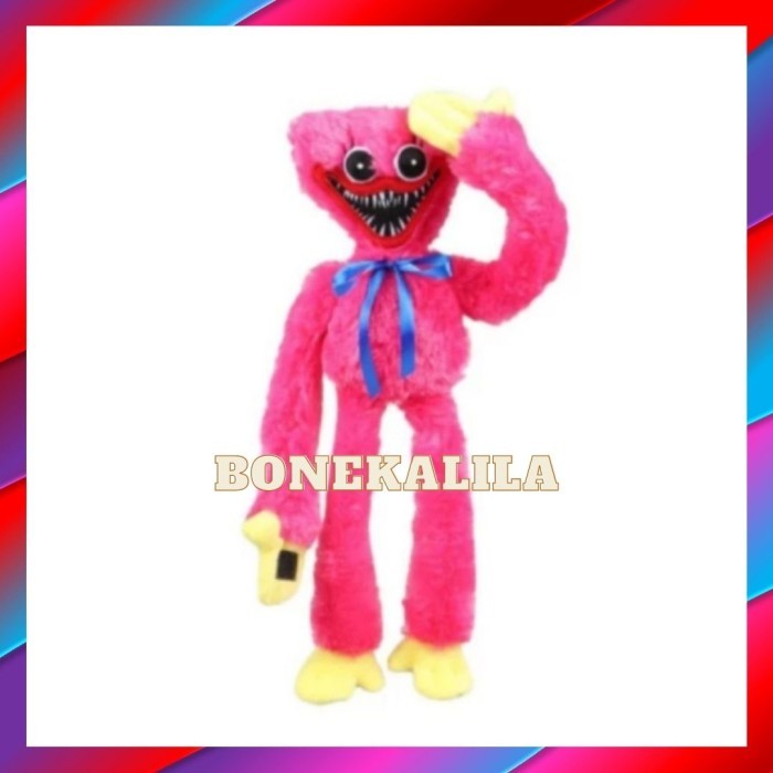 JUAL Mainan Boneka Stuffed Plush Kartun Huggy Wuggy ( Hagi Wagi )