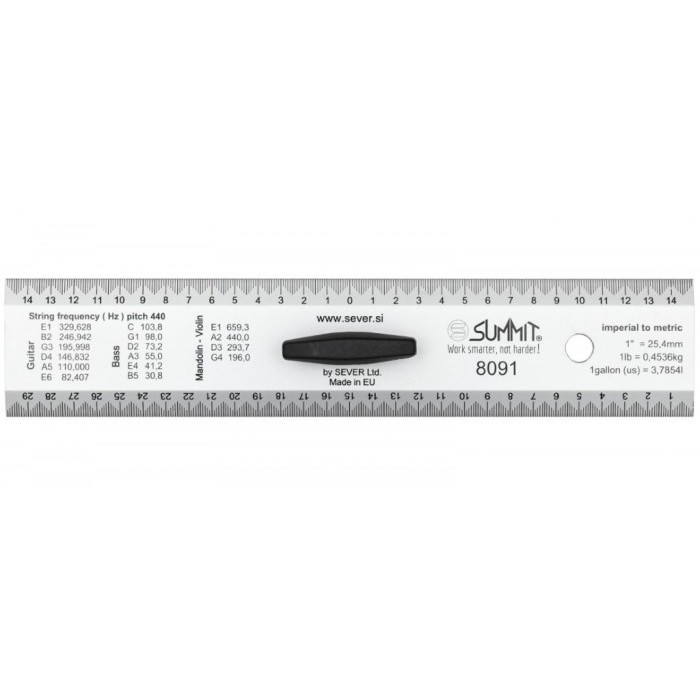

Summit Straightedge/Ruler 30cm With Handle 8091