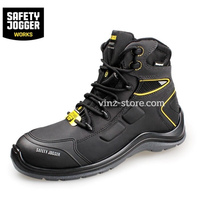 {AdevaShop} Safety Jogger Volcano S3 Black - 42 Diskon