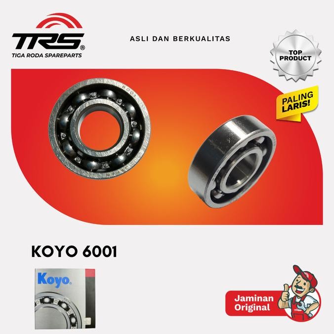 [Trs] Laker Bearing Koyo 6001 Original Koyo Original