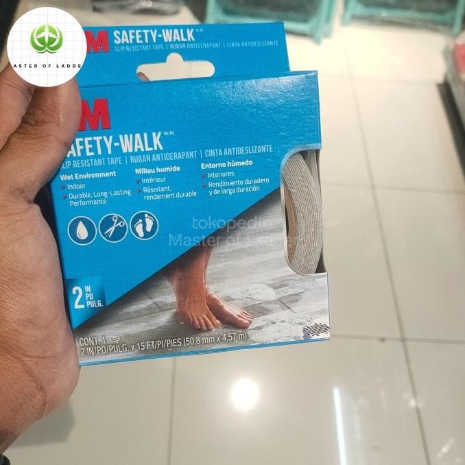 3M Stiker Safety Walk Anti Slip Kamar Mandi merk 3M Transparan
