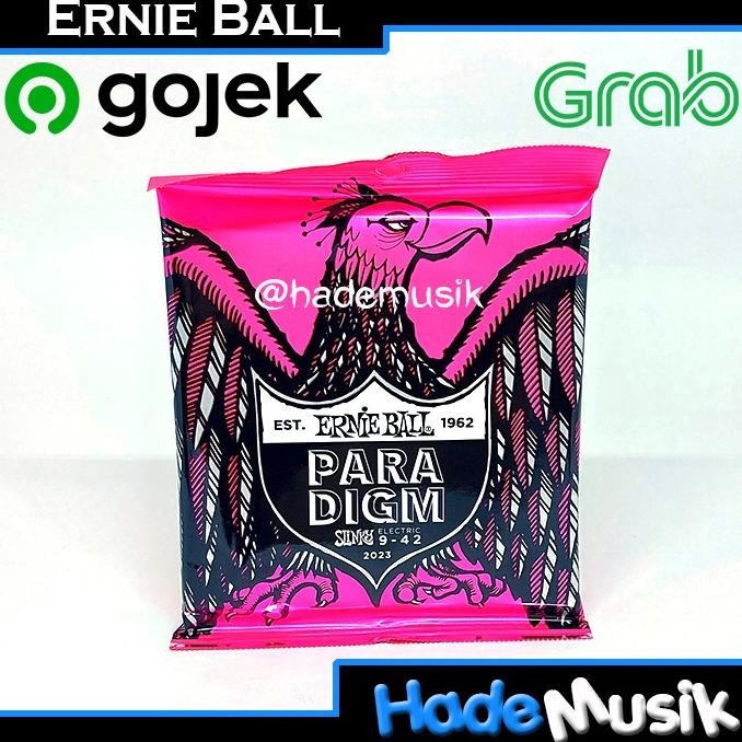 Senar Ernie Ball 2023 Paradigm Super Slinky Gitar Elektrik 9-42 (Ori)