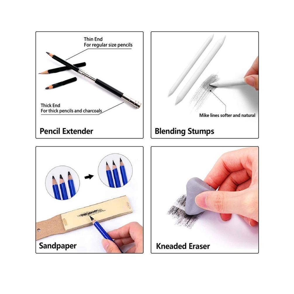 

VIRAL Profesional Sketching Art Set 48 Pcs BVIEW an-139