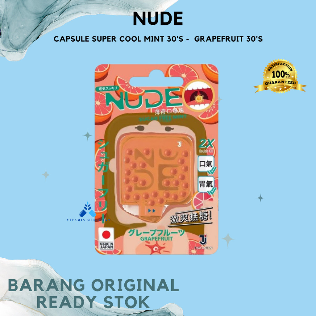 

NUDE Capsule Super Cool Mint - Grapefruit 30's