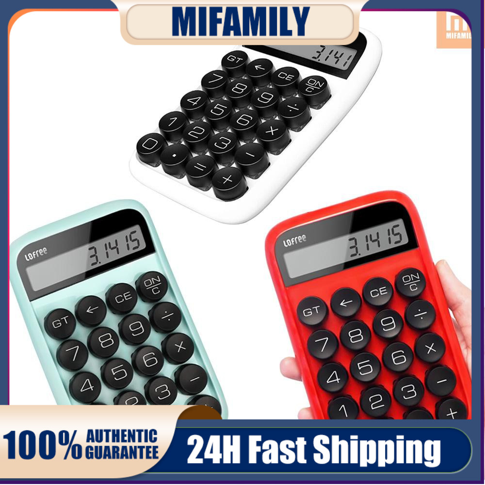 

Kalkulator Genggam Mekanik XIAOMI LOFREE Jelly Bean, Kalkulator Ilmiah LCD Digital Multifungsi, Baterai AAA Tidak Termasuk |DIvn7eR1|