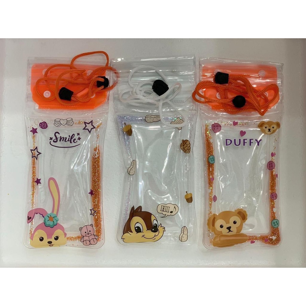 WATERPROOF CASE HP / WATER PROOF ANTI AIR KARAKTER GLITTER