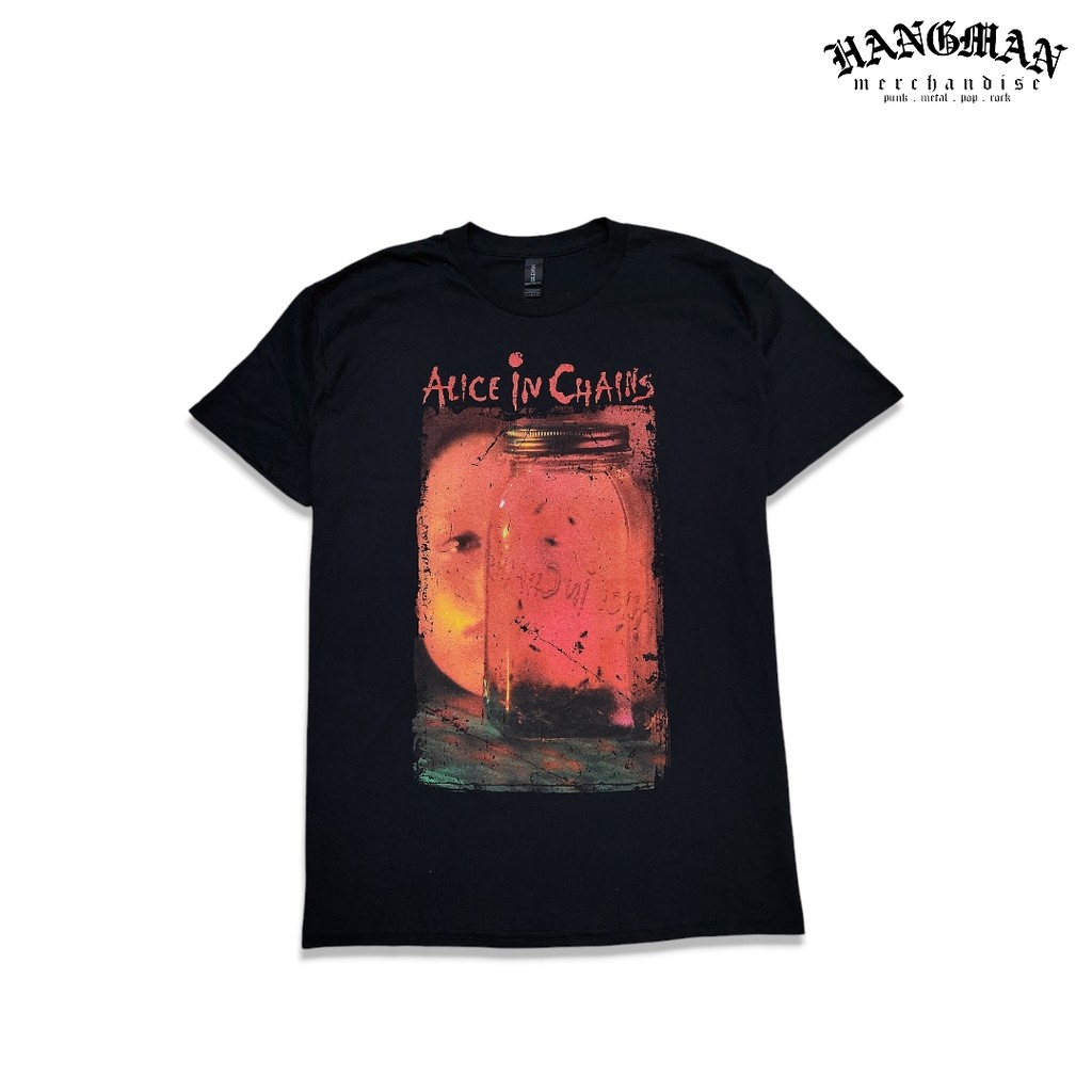 ALICE IN CHAINS Official - JAR OF FLIES Tshirt Kaos Band