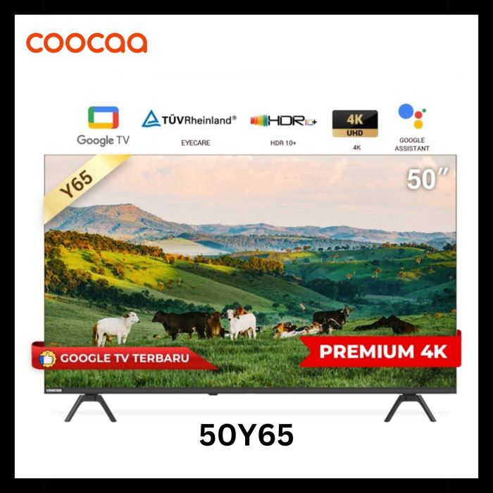 Toko Bakia -- COOCAA50S6G PRO MAX ULTRA HD ANDROID DIGITAL TV RESMI COOCAA
