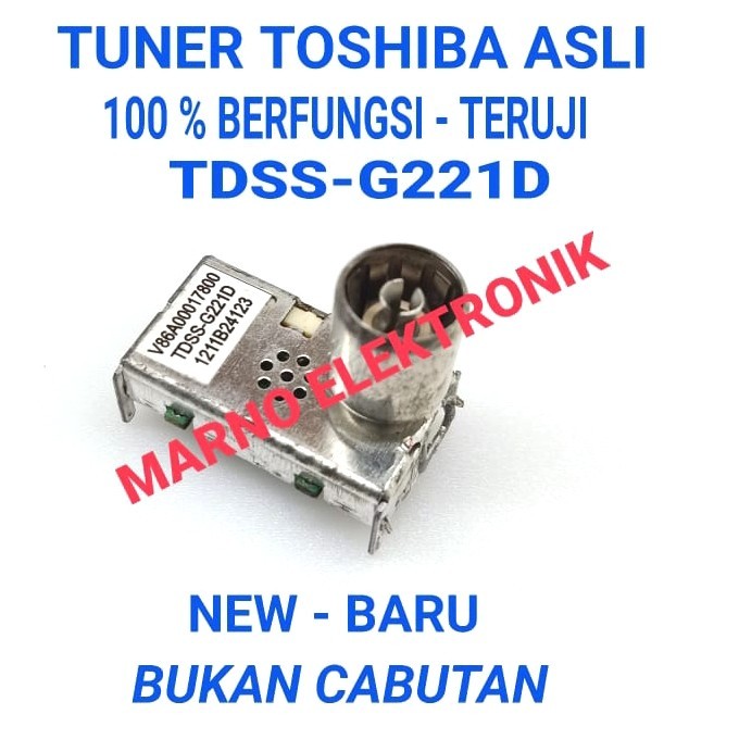 Toko Bakia -- tuner tv Toshiba tdss-G221D / tdss G221 / G221 / 221 tv LED asli