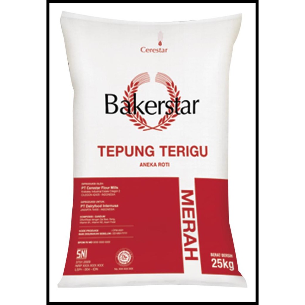 

Bakerstar Merah Tepung Terigu Protein Tinggi Roti High Wheat Flour