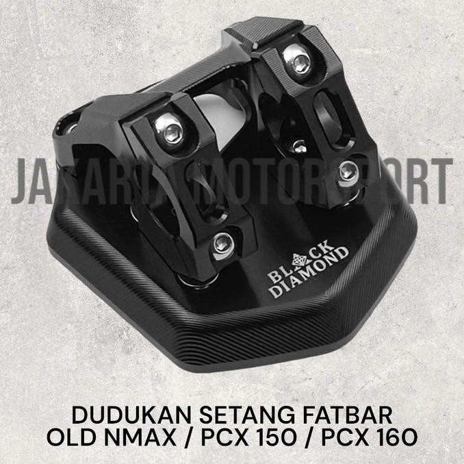 Raiser Handle Mount Bar NMAX Old New PCX 150 PCX 160 Black Diamond CNC