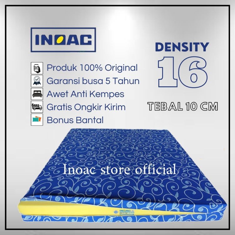 Kasur Busa Inoac Super Premium Tebal 10 Cm kasur busa inoac No 1,No 2,No 3,No 4,Single Garansi Busa