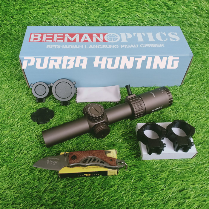 Beeman optics1-6x24 ir / tele buntung / telescope beeman