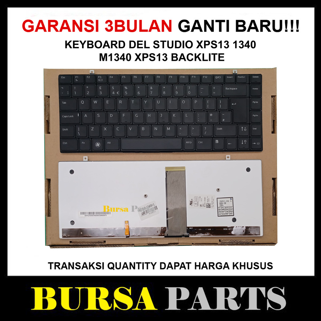 Keyboard Del Studio Xps13 1340 xps13 m1340 backlite