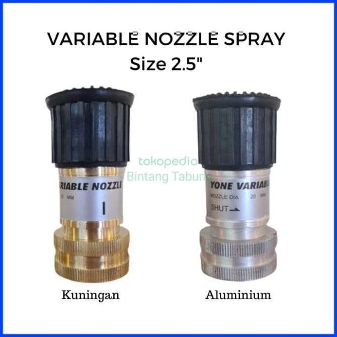 Variable Nozzle Spray / Spray Nozzle Pemadam
